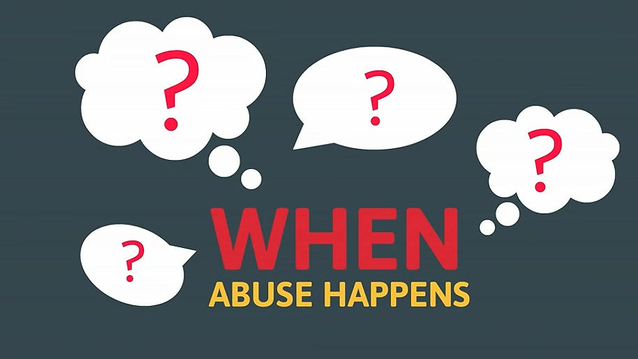 When Abuse Happens